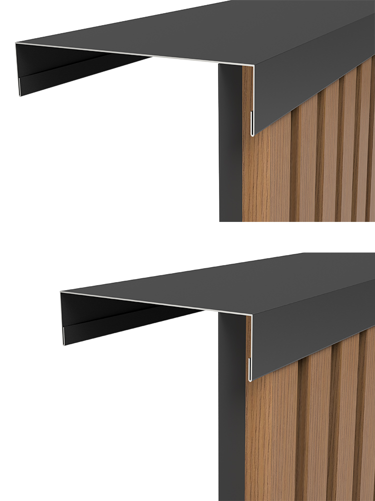Cover Profile 200+250mm + Panel 750x1000px Cover Profile